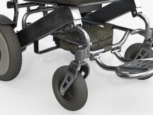 Carrozzina elettrica pieghevole Lite Modello 3D