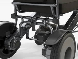 Carrozzina elettrica pieghevole Lite Modello 3D