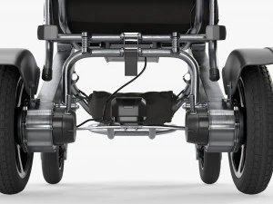 Carrozzina elettrica pieghevole Lite Modello 3D