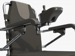 Carrozzina elettrica pieghevole Lite Modello 3D