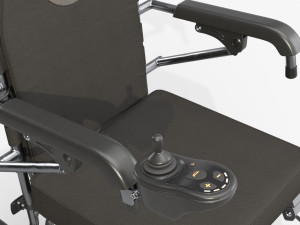 Lite folding powered wheelchair Modello 3D