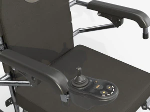 Carrozzina elettrica pieghevole Lite Modello 3D