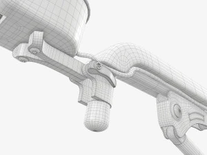 Carrozzina elettrica pieghevole Lite Modello 3D