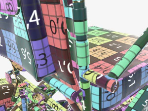 Carrozzina elettrica pieghevole Lite Modello 3D