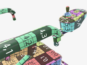 Carrozzina elettrica pieghevole Lite Modello 3D