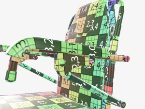 Carrozzina elettrica pieghevole Lite Modello 3D