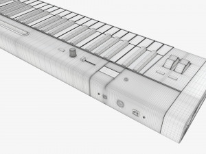Master 61 key midi keyboard Model 3D
