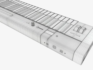Master 61 key midi keyboard 3D Model