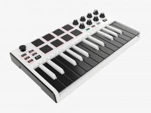 Mini keyboard controller 25 key 3D Model