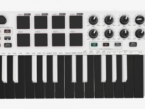 Mini keyboard controller 25 key Model 3D