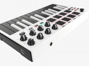 Mini keyboard controller 25 key Model 3D