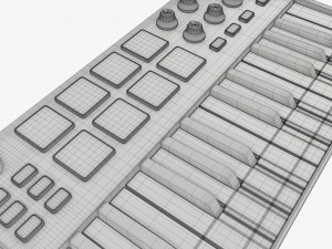 Mini keyboard controller 25 key Model 3D