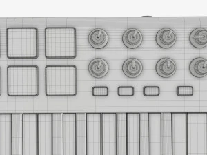 Mini keyboard controller 25 key 3D Model