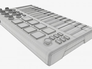 Mini keyboard controller 25 key Model 3D