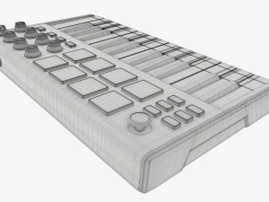 Mini keyboard controller 25 key 3D Model