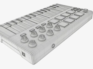 Mini keyboard controller 25 key 3D Model