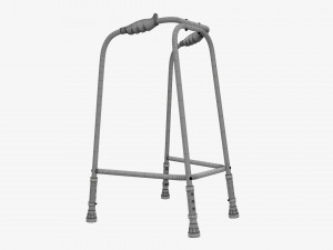 Narrow lightweight walking frame Model 3D