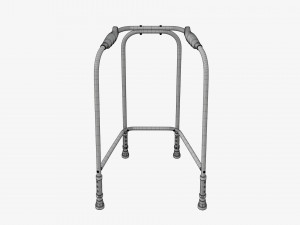 Narrow lightweight walking frame Model 3D