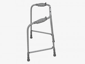 Narrow lightweight walking frame Model 3D