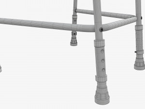 Narrow lightweight walking frame Model 3D
