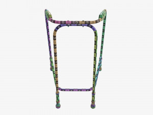 Narrow lightweight walking frame Model 3D
