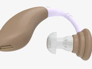 Amplificador auditivo pessoal Modelo 3D