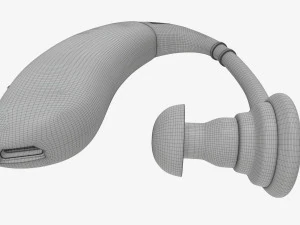 Amplificador auditivo pessoal Modelo 3D