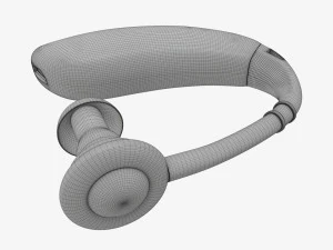 Amplificador auditivo pessoal Modelo 3D