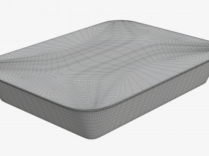 Plastic food container box tray with foil mockup 01 Modelo 3D