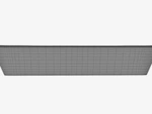 Plastic food container box tray with foil mockup 01 Modelo 3D