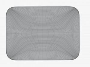 Plastic food container box tray with foil mockup 01 Modelo 3D