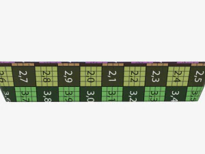 Maqueta de bandeja de caja de contenedor de comida de pl&aacute;stico con papel de aluminio 01 Modelo 3D