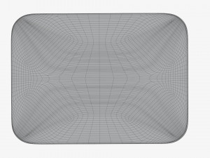 Plastic food container box tray with foil mockup 02 Model 3D