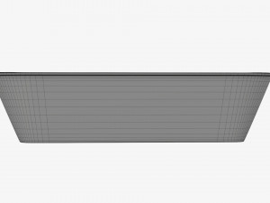 Plastic food container box tray with foil mockup 03 3D Model