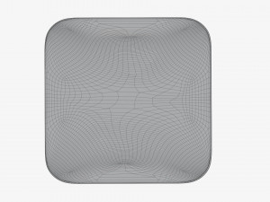 Plastic food container box tray with foil mockup 03 3D Model