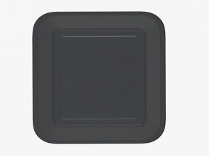 Plastic food container box tray with foil mockup 04 Modelo 3D