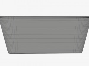 Plastic food container box tray with foil mockup 04 Modelo 3D