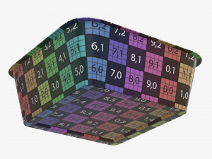Plastic food container box tray with foil mockup 04 Modelo 3D