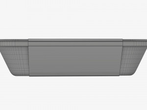 Plastic food container box tray with label mockup 01 Modelo 3D