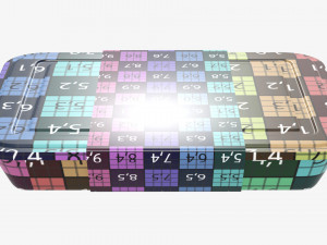 Plastic food container box tray with label mockup 04 Modelo 3D