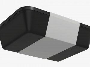 Plastic food container box tray with label mockup 05 3D 模型