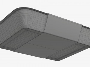 Plastic food container box tray with label mockup 07 Modelo 3D