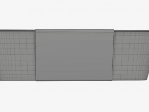Plastic food container box tray with label mockup 08 3Dモデル