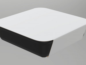 Plastic food container box tray with label mockup 15 Modelo 3D