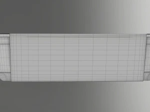 Maqueta de bandeja de caja de contenedor de comida de pl&aacute;stico con etiqueta 15 Modelo 3D