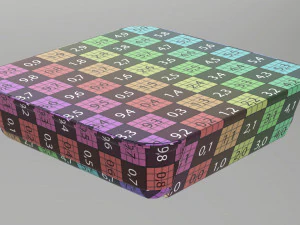 Maqueta de bandeja de caja de contenedor de comida de pl&aacute;stico con etiqueta 15 Modelo 3D