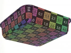 Maqueta de bandeja de caja de contenedor de comida de pl&aacute;stico con etiqueta 15 Modelo 3D