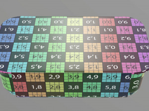 Plastic food container box tray with label mockup 16 Modelo 3D