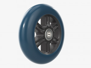 Roller skates wheel 01 Model 3D