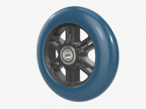 Roller skates wheel 01 Model 3D
